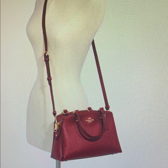 Like New Black Shiny Coach Handbag - Picture 6 of 6